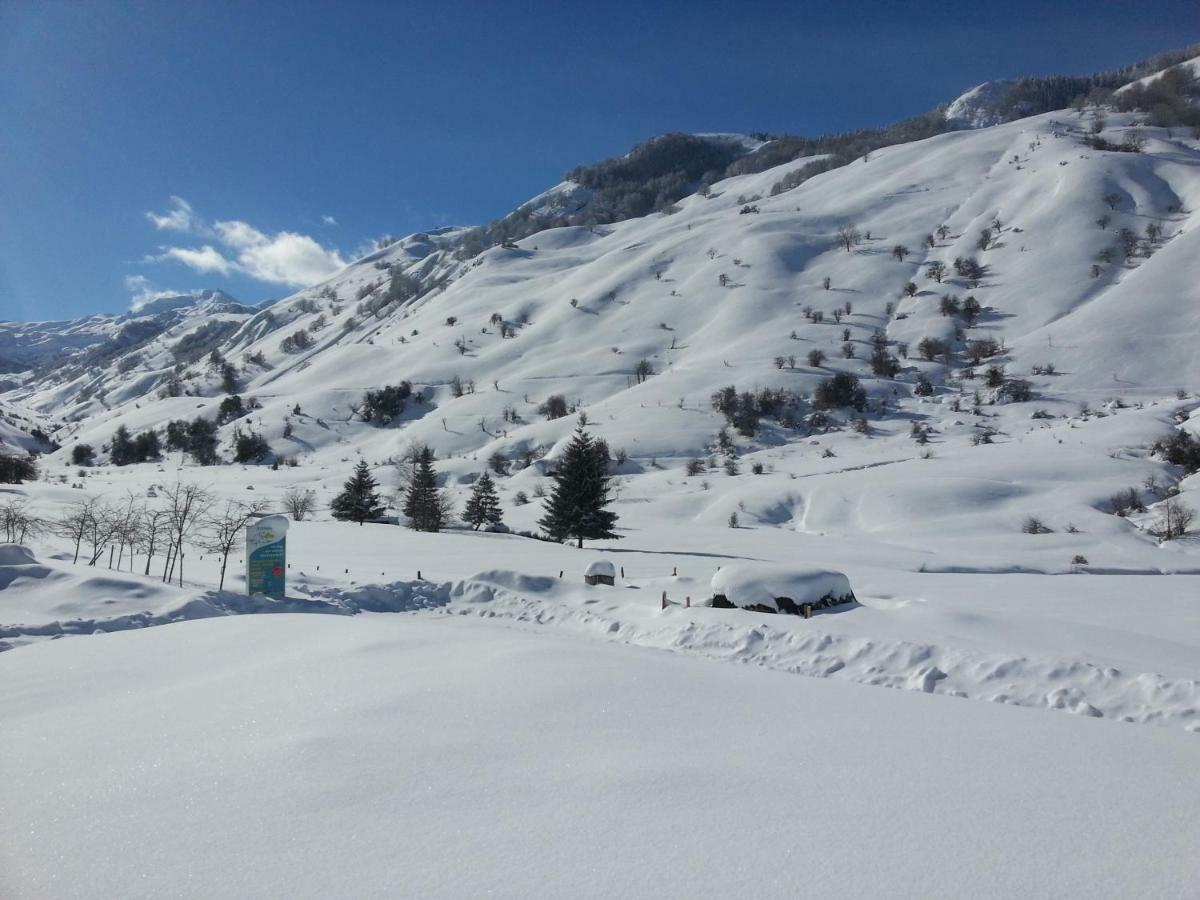 Gite De Montagne Du Plateau De Lhers- Accueil Randonneurs Accous ภายนอก รูปภาพ